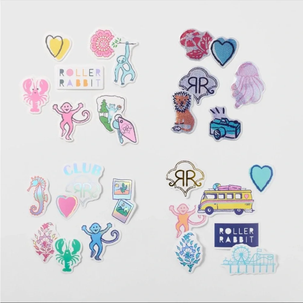 28ct Sticker Set - Roller Rabbit x Target NEW - Picture 2 of 3